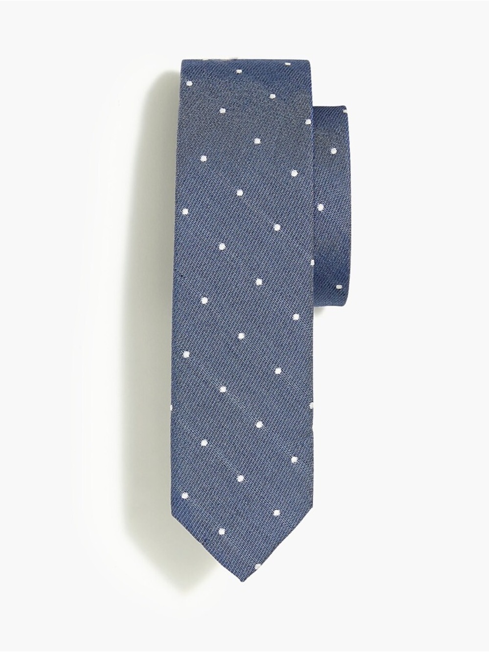J CREW outlet dot blue:white boys tie